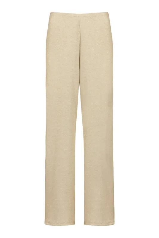 Mey Sparkling Rib broek golden shine