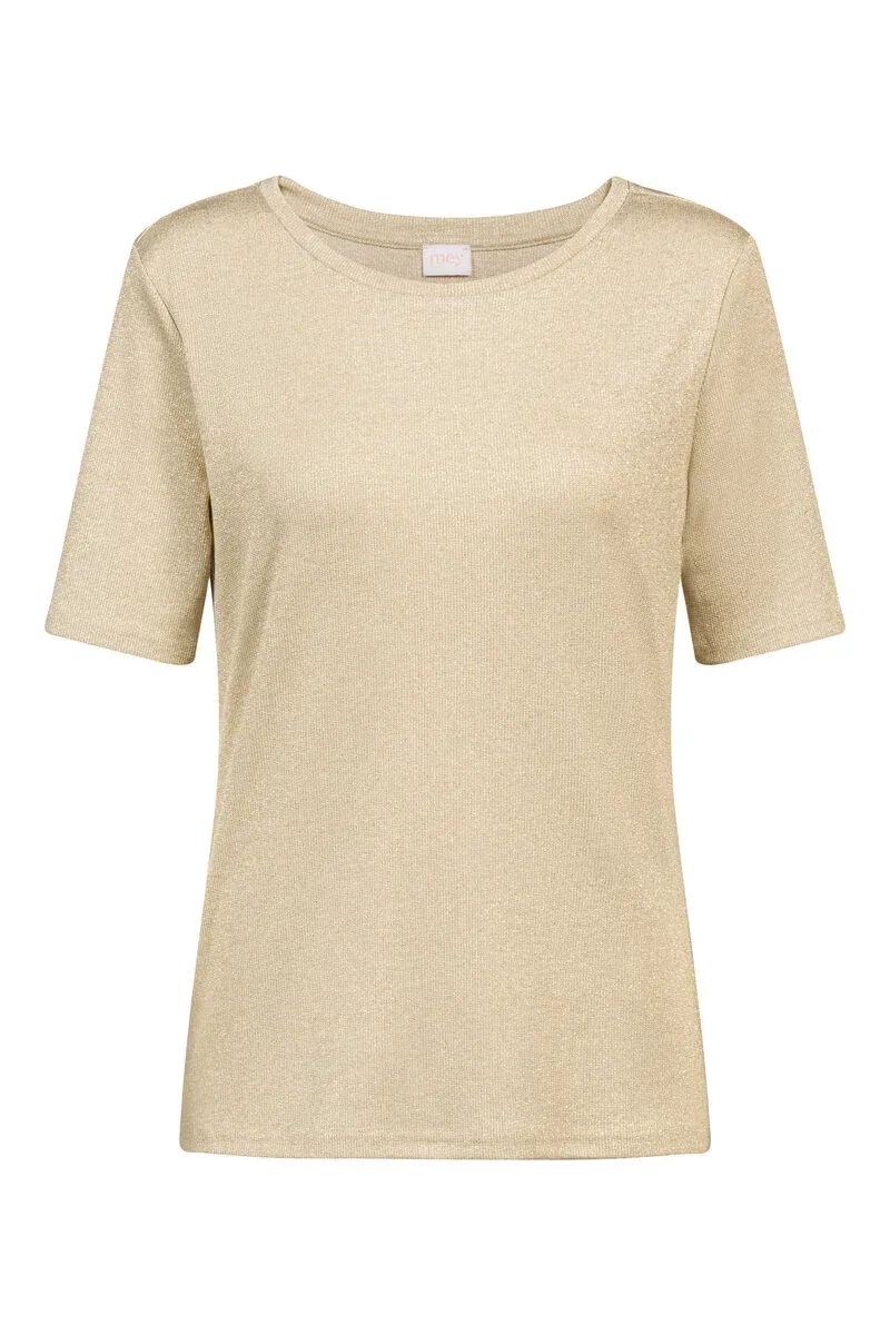 Mey Sparklin Rib t-shirt golden shine
