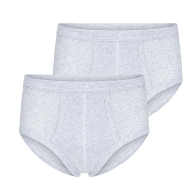 Beeren heren slip 2-pack met voorsluiting
