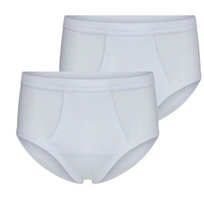 Beeren heren slip 2-pack met voorsluiting