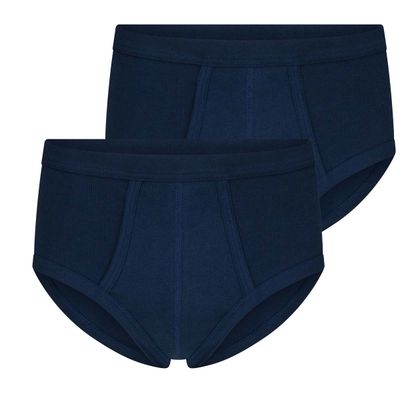 Beeren heren slip 2-pack met voorsluiting
