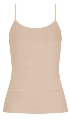 Mey Emotion spaghetti top cream tan