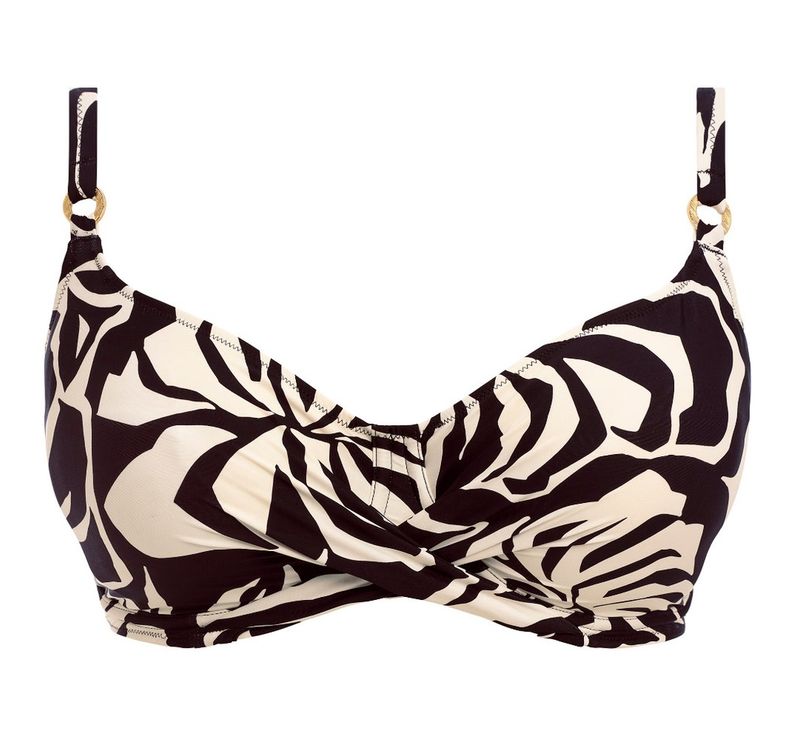 Fantasie Aruba Nights full-cup bikinitop black&amp;cream