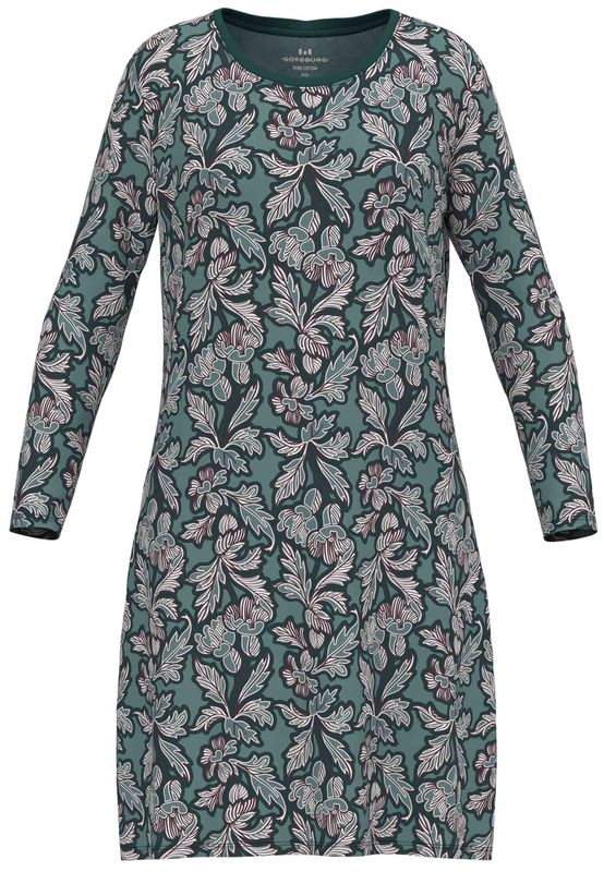 Gotzburg nachthemd lange mouw groen