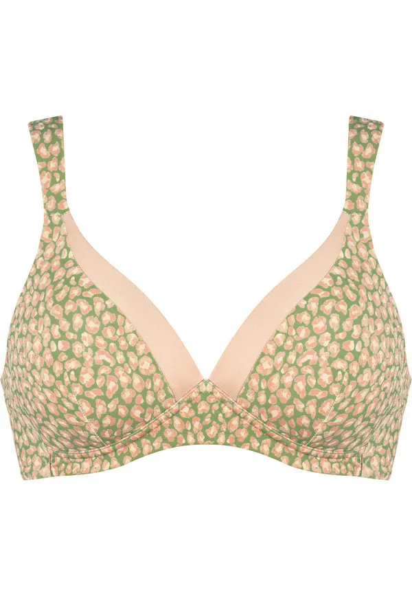 Naturana The Wednesday voorgevormde bh zonder beugel panter roze