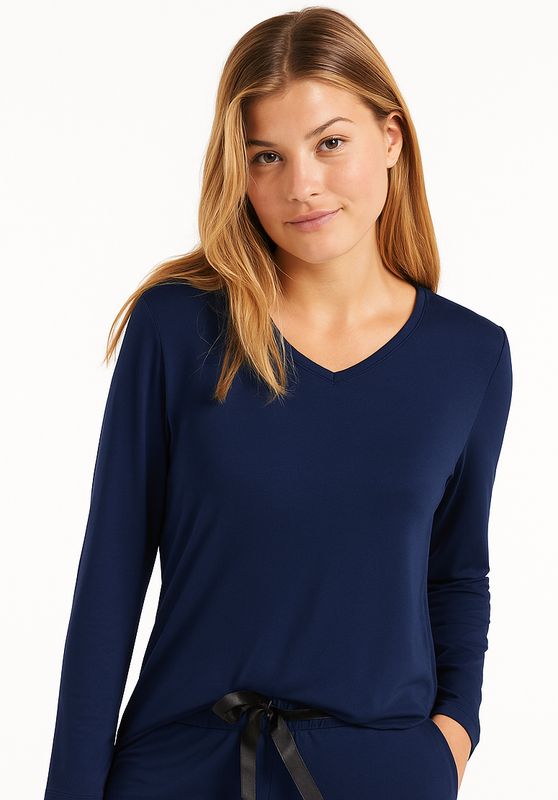 Nina von C pyjama shirt nachtblauw