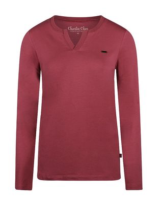 Charlie choe O-Cozy days pyjama shirt Cassis