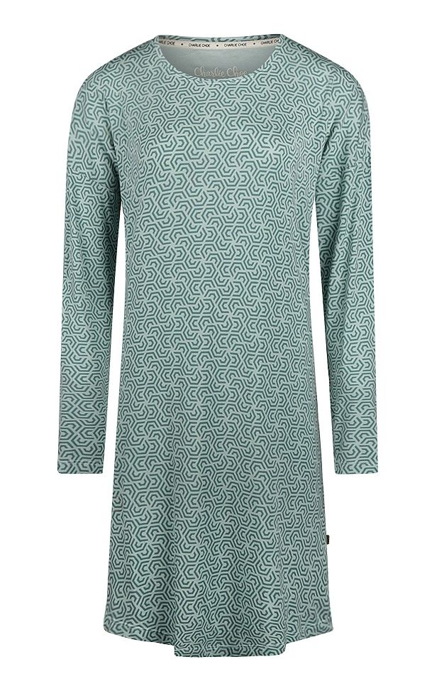 Charlie Choe O-Cozy days nachthemd faded blue