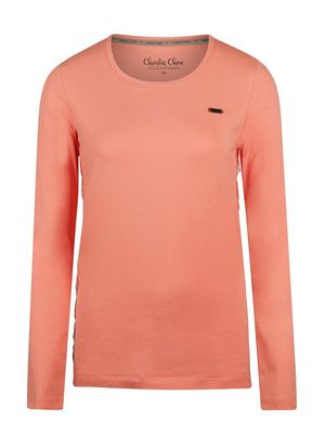 Charlie Choe O-Lovely nights pyjama shirt coral