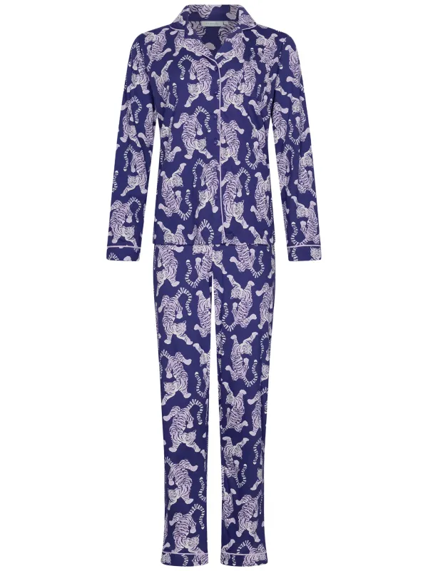 Rebelle Tiger Star pyjama dark purple