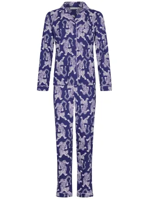 Rebelle Tiger Star pyjama dark purple