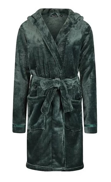 Charlie Choe O-Cozy days badjas teal green