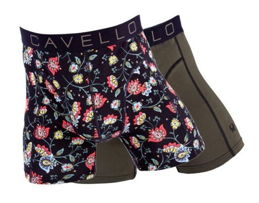 Cavello boxer 2 pack groen/bloem