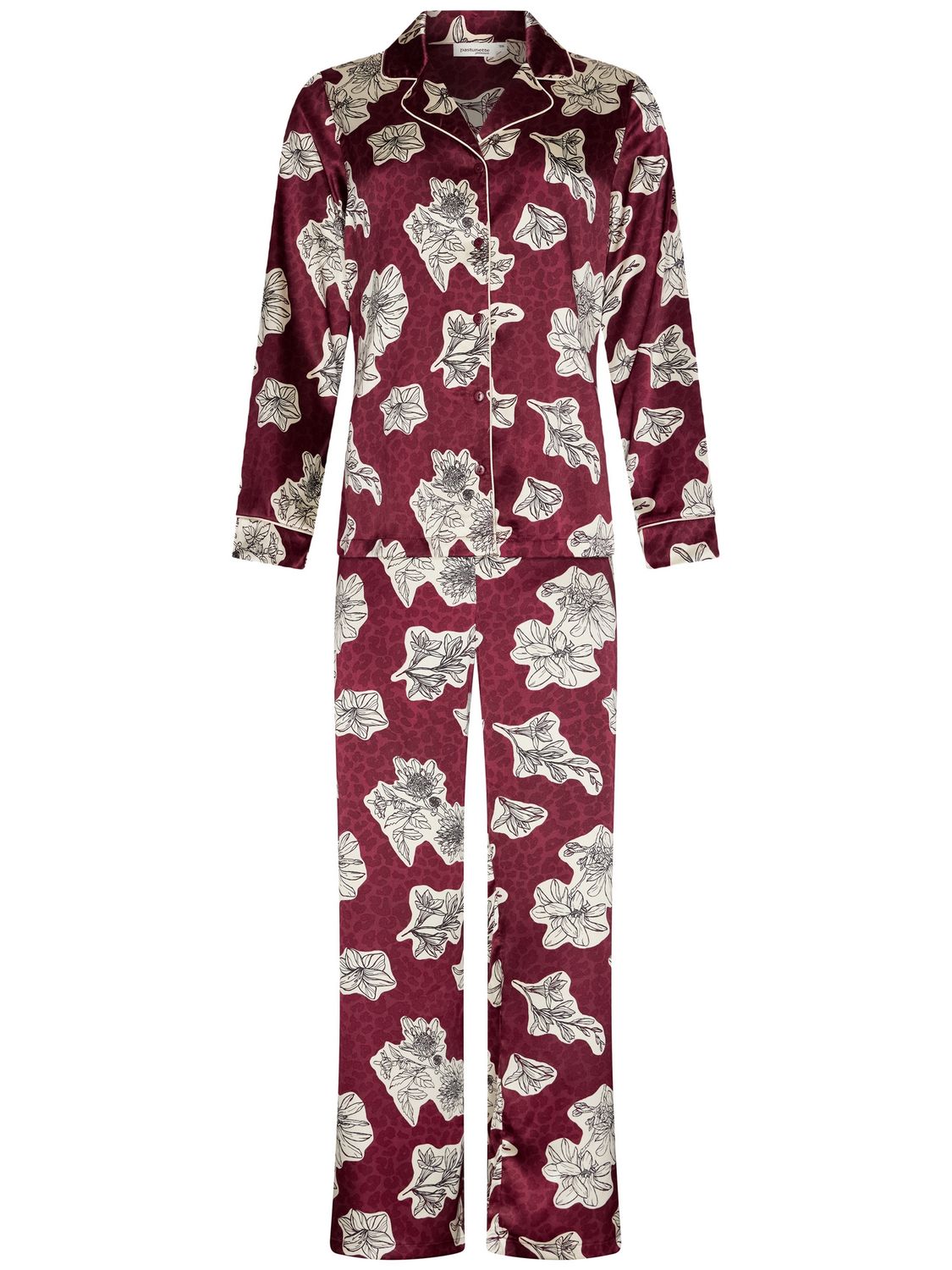 Pastunette Premium pyjama burgundy dream