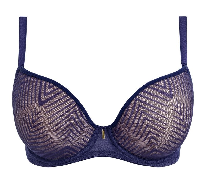 Freya Tailord voorgevormde plunge bh dark sapphire