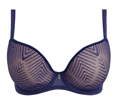 Freya Tailord voorgevormde plunge bh dark sapphire