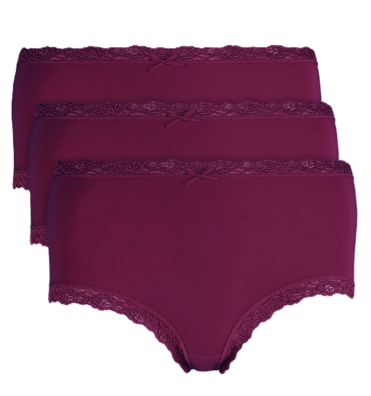 Nina von C Cosy tailleslip 3-pack aubergine