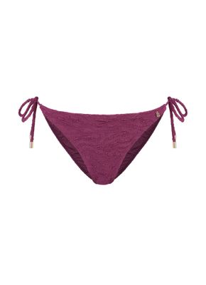 Beachlife Bright Plum strik bikinibroekje