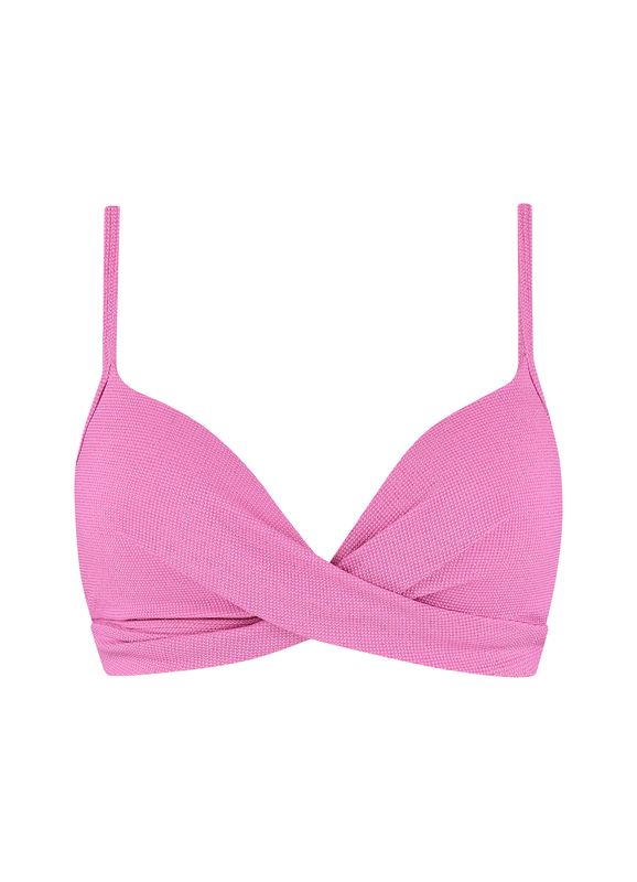 Beachlife Pink Shimmer twist bikinitop