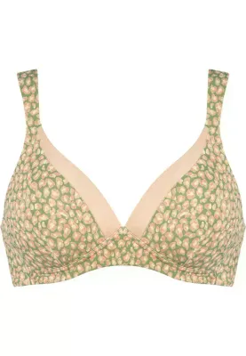 Naturana The Wednesday voorgevormde bh zonder beugel panter roze