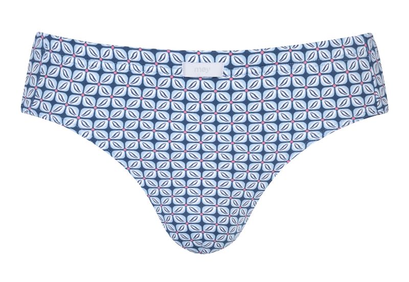 Mey Summer Flower jazz-pants blue