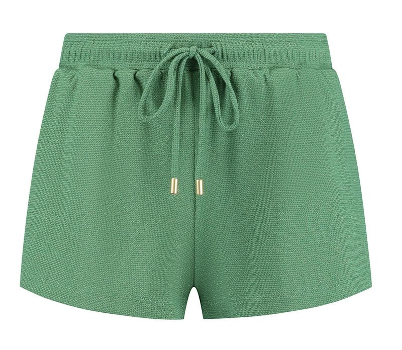 Beachlife short green shimmer