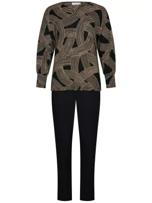 Pastunette Balance pyjama zwart