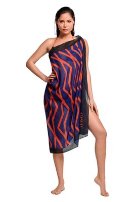 David Shoreline Calm sarong blue