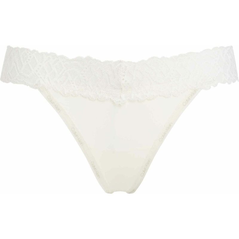 Calvin Klein Soft Stretch Lace string ivoor