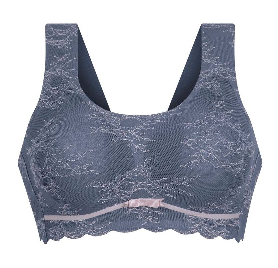 Anita Essential lace bralette grey/rose