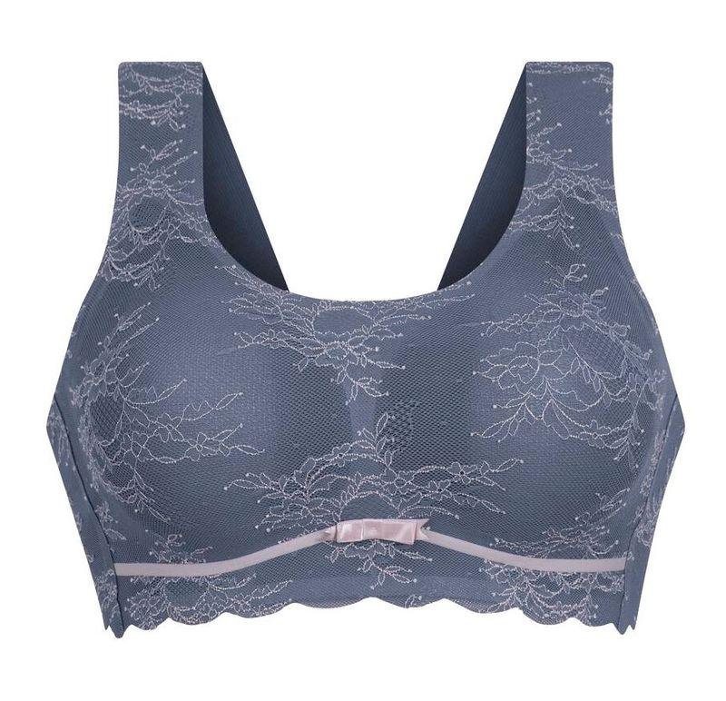 Anita Essential lace bralette grey/rose