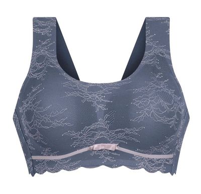Anita Essential lace bralette grey/rose