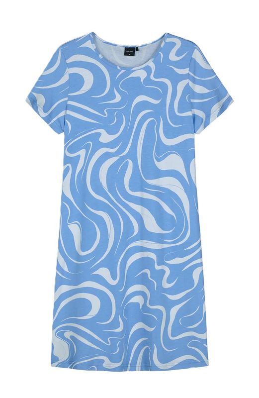 Nanso Vesi bigshirt licht blauw