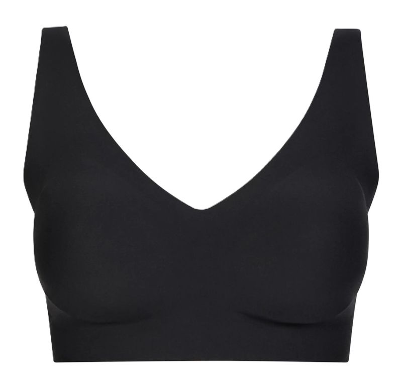 Chantelle SoftStrectch Power Plunge beugelloze bralette zwart