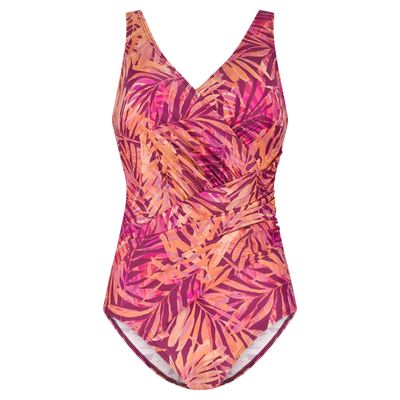 Ten Cate Swim shape badpak floral leaves grape