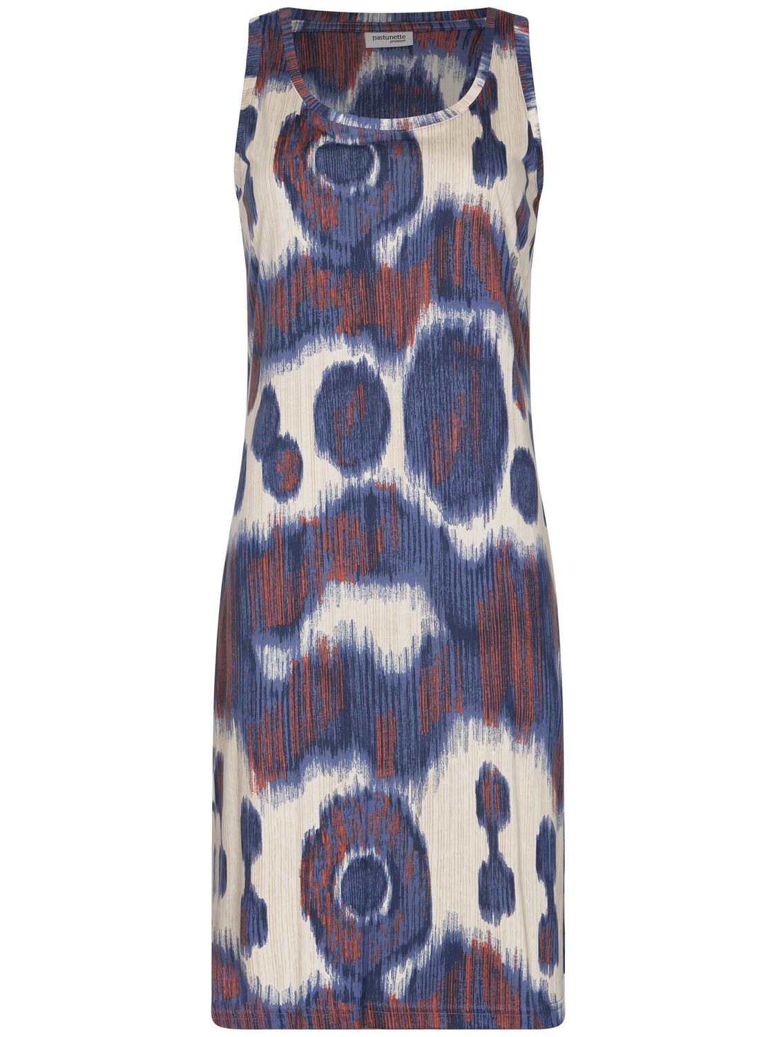 Pastunette Premium Indigo Flow mouwloos nachthemd