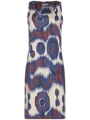 Pastunette Premium Indigo Flow mouwloos nachthemd