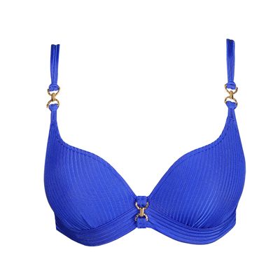 Marie Jo Swim Emly hartvormige bikinitop electric blue