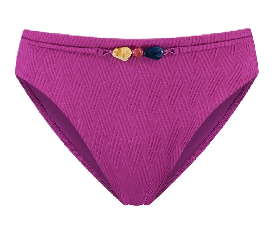 Cyell Texture Viola high-leg bikinislip