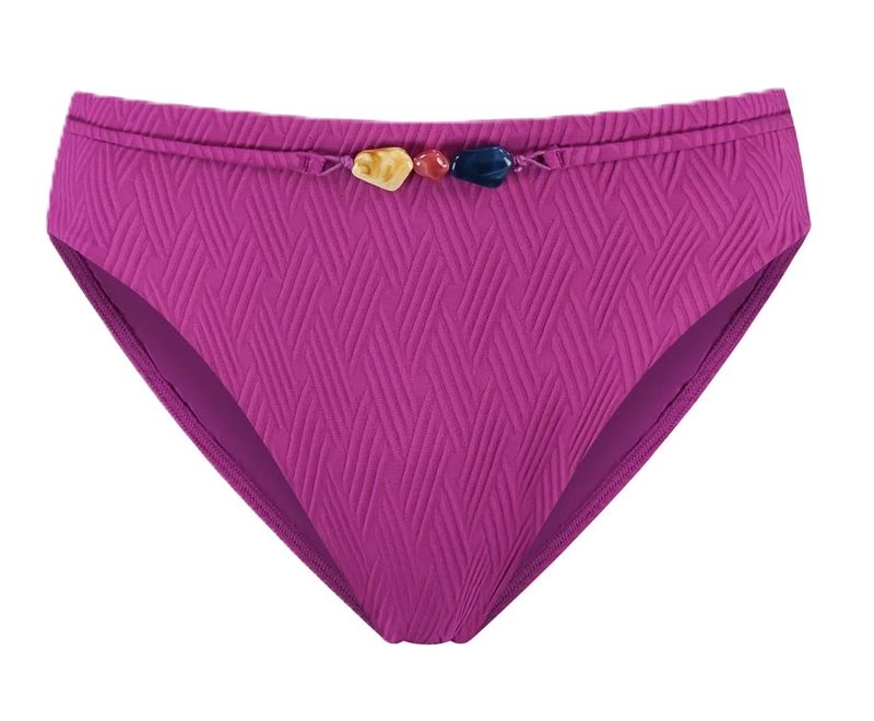 Cyell Texture Viola high-leg bikinislip