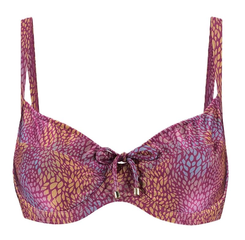 Cyell Burgundy Drops beugel bikinitop