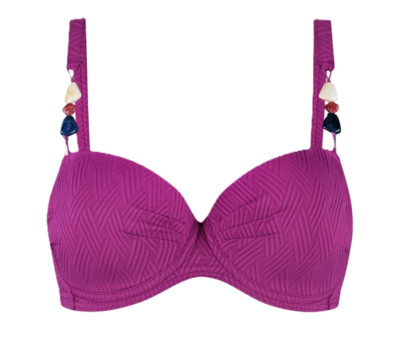Cyell Texture Viola full-cup bikinitop