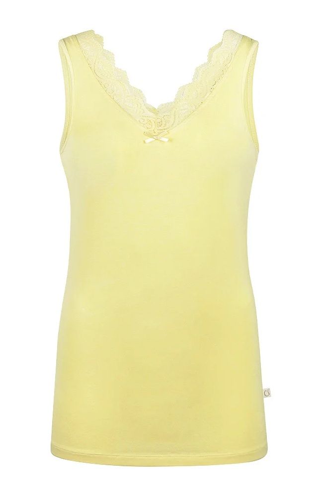 Charlie Choe Amalfi Coast pyjama top light yellow