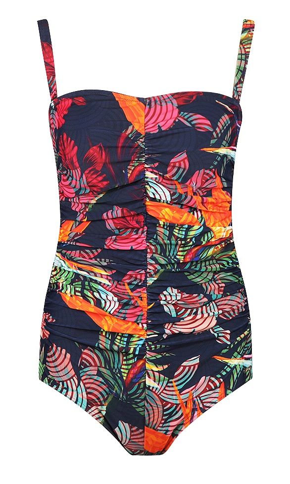 Mila Strapless badpak navy