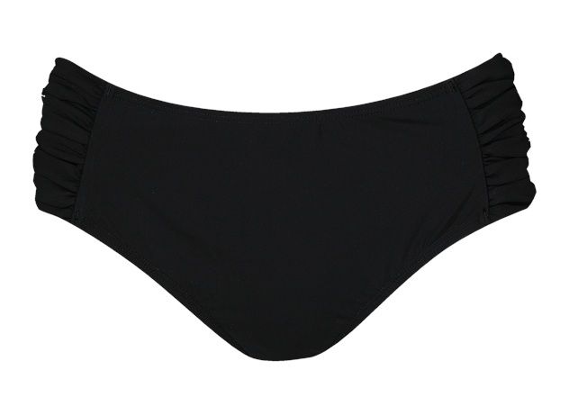 Barts Solid Mid Waist bikinislip zwart