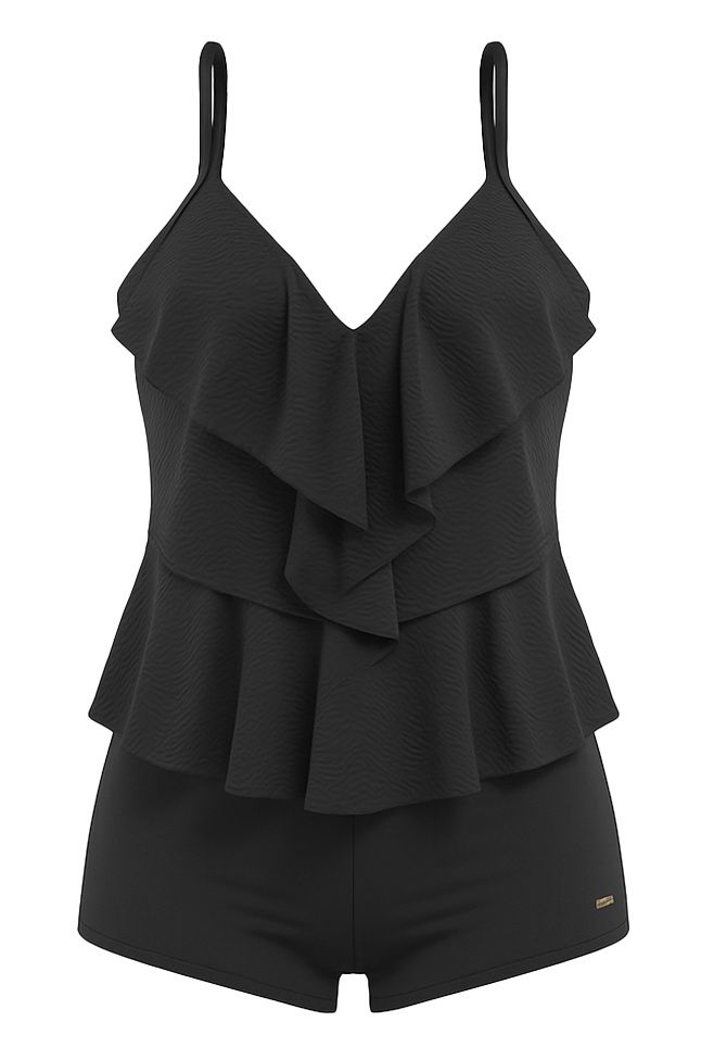 Mila Triple Layer tankini black