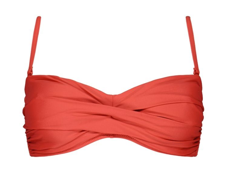 Barts Kelli Twisted Bandeau bikinitop coral