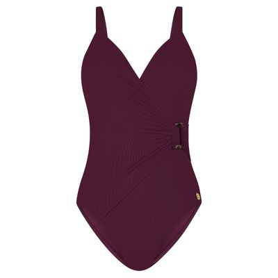 Ten Cate Beach Buckle badpak wine red