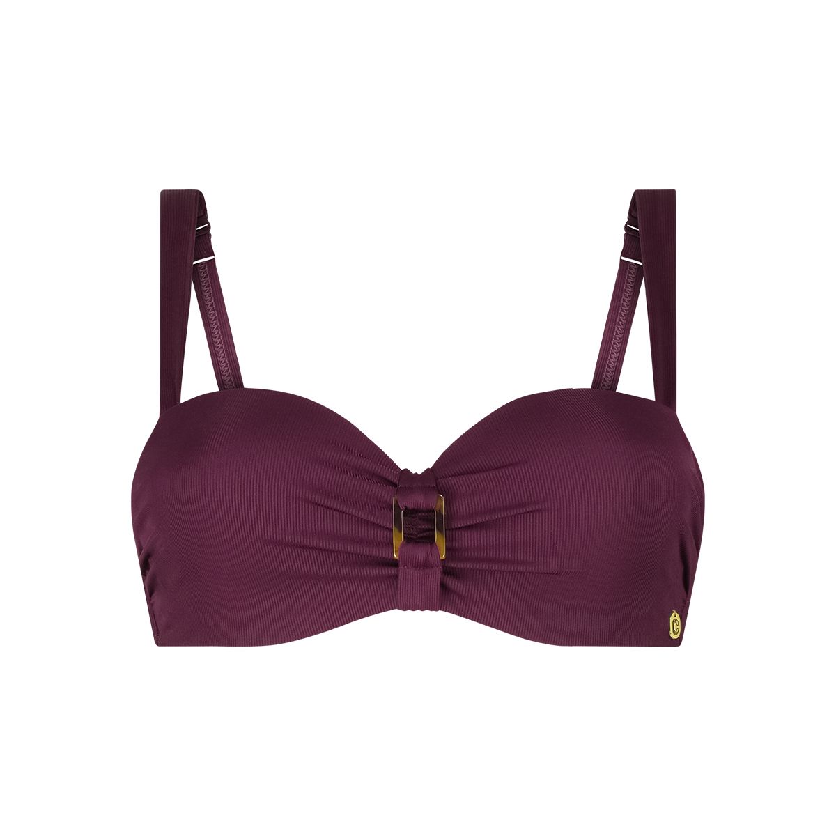 Ten Cate Twisted Buckle bikinitop wine red