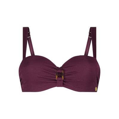 Ten Cate Twisted Buckle bikinitop wine red